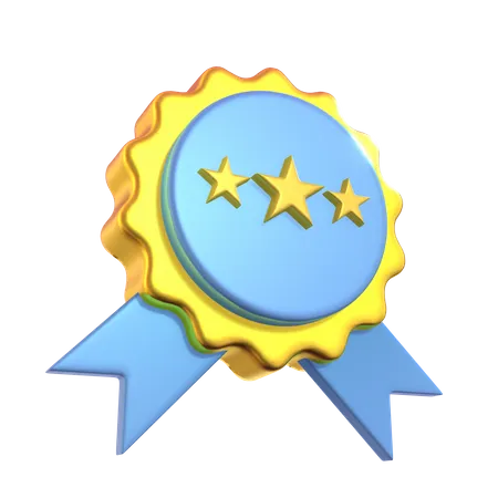 Free This Stunning 3 D Illustration Features A Radiant Star Shaped Badge Perfect For Competitions And Achievements 3D Icon