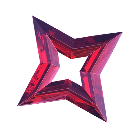Free Star Shape  3D Icon