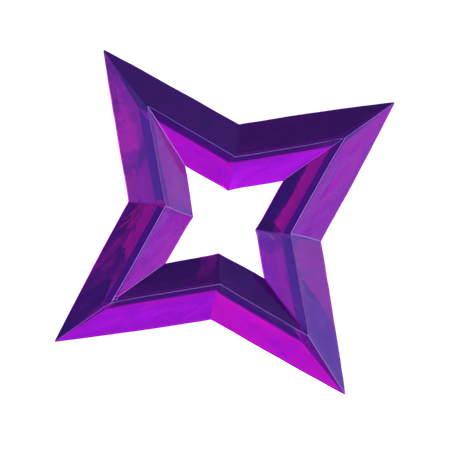 Free Star Shape  3D Icon