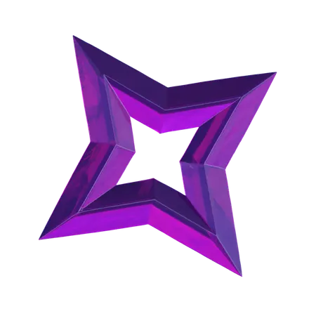 Free Star Shape  3D Icon