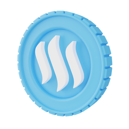 Free Steem  3D Icon