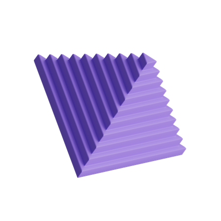 Free Step Pyramid  3D Icon