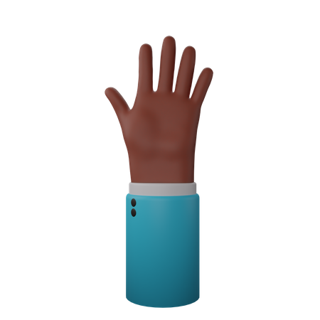 Free Stop gesture  3D Icon