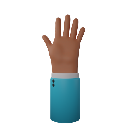 Free Stopp-Geste  3D Icon