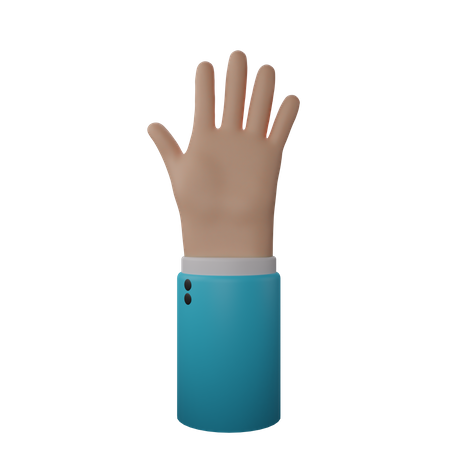 Free Stopp-Geste  3D Icon