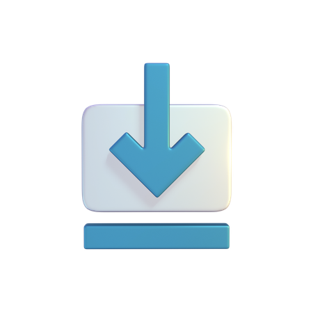 Free Storage Download Symbol  3D Icon
