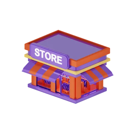 Free Store  3D Icon