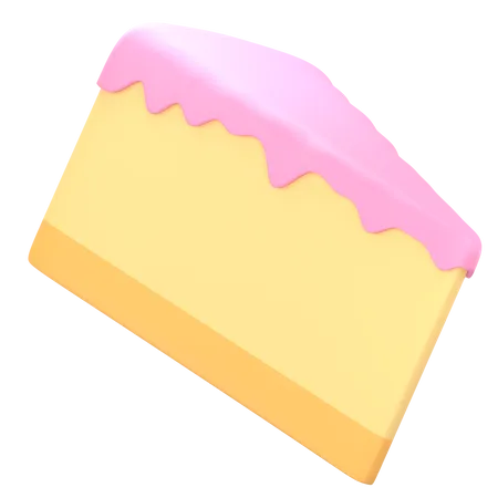 Free Strawberry Cake  3D Icon