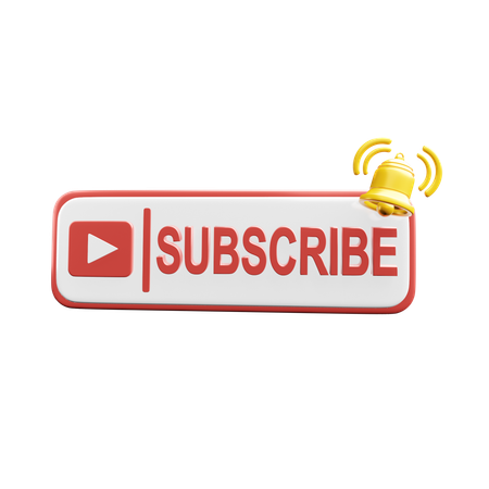 Free Subscribe  3D Icon