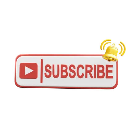 Free Subscribe  3D Icon