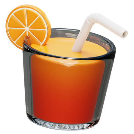 Free Suco de laranja  3D Icon