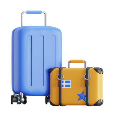 Free Suitcase  3D Icon