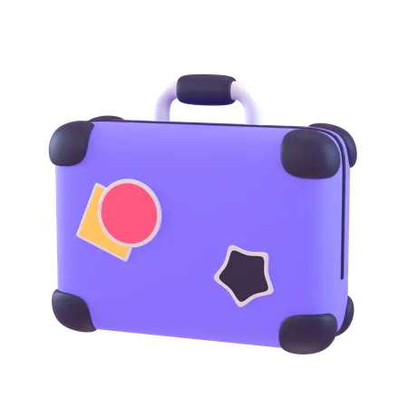 Free Suitcase  3D Icon