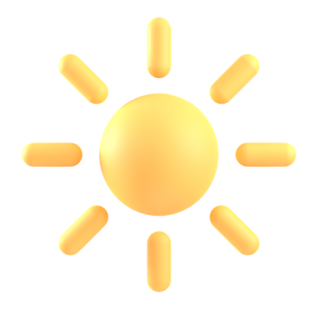 Free Sun  3D Icon