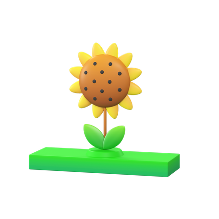 Free Sunflower  3D Icon