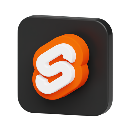 Free Svelte  3D Logo