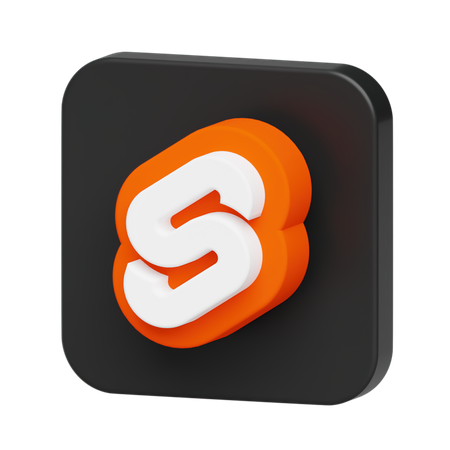 Free Svelte Logo 3D Illustration