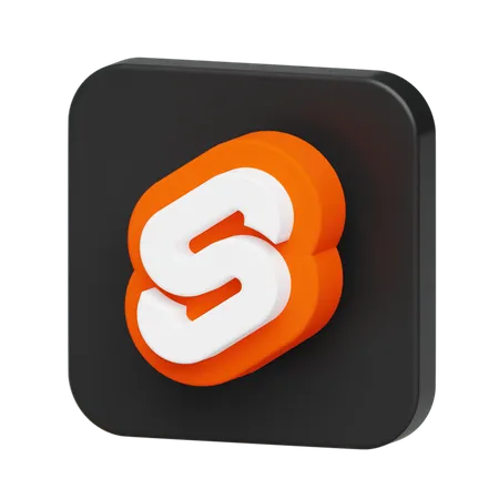 Free Svelte Logo 3D Illustration
