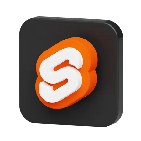 Free Svelte Logo  3D Illustration