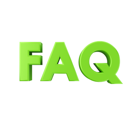 Free Symbole des questions fréquemment posées  3D Icon