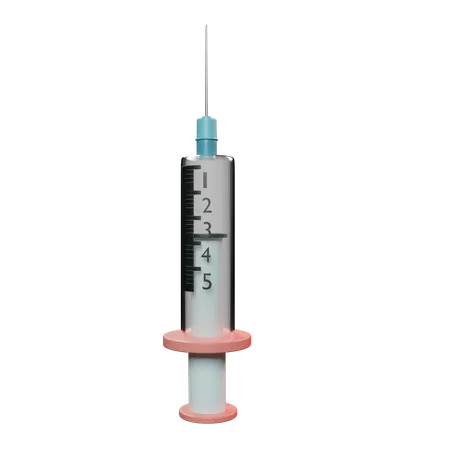 Free Syringe  3D Illustration