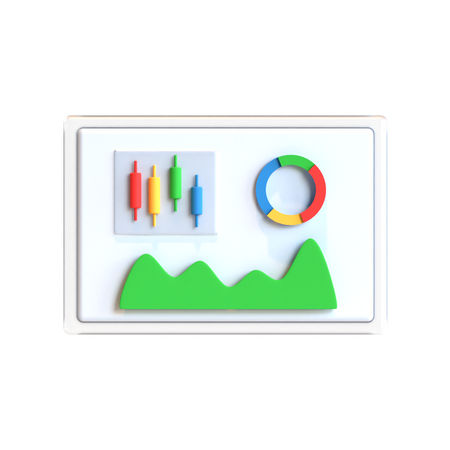Free Tabla de crecimiento  3D Icon