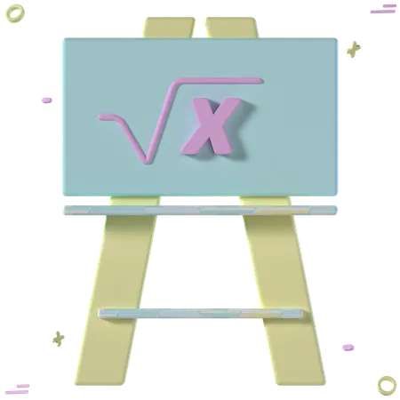 Free Tableau mathématique  3D Icon