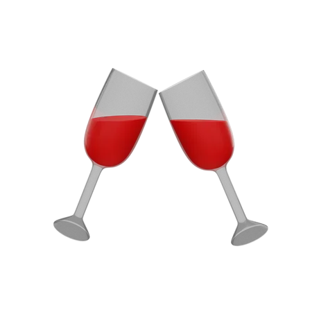 Free Copo de vinho tinto  3D Illustration