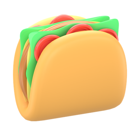 Free Taco  3D Icon