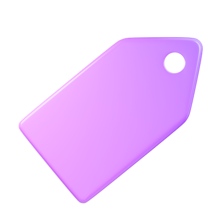 Free Tag  3D Icon