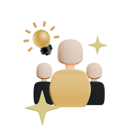 Free Taking employee Initiative  3D Icon