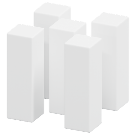 Free Tall Column Group  3D Icon