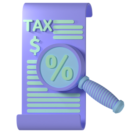 Free Tax Research  3D Icon