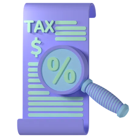 Free Tax Research  3D Icon