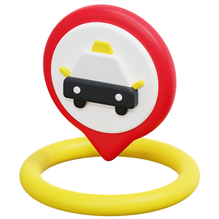 Free Emplacement des taxis  3D Icon