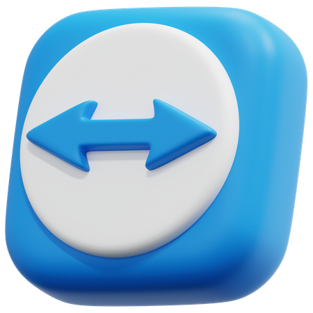 Free Team Viewer  3D Icon
