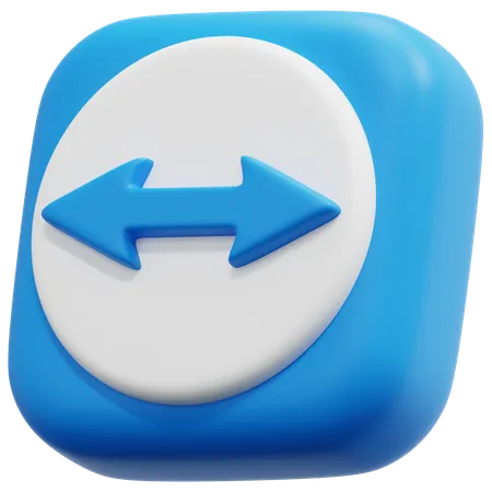 Free Team Viewer  3D Icon