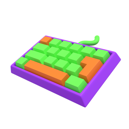 Free Teclado  3D Icon