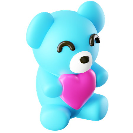 Free Teddy Bear 3D Icon