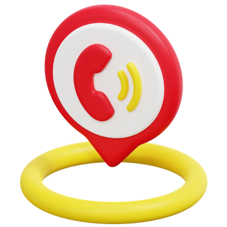 Free Telefonstandort  3D Icon