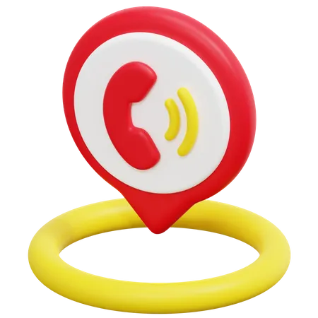 Free Telefonstandort  3D Icon