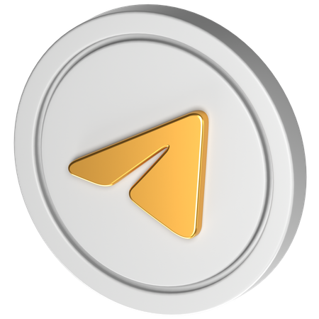 Free Telegram  3D Icon
