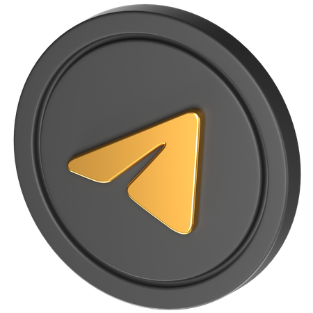 Free Telegram  3D Icon