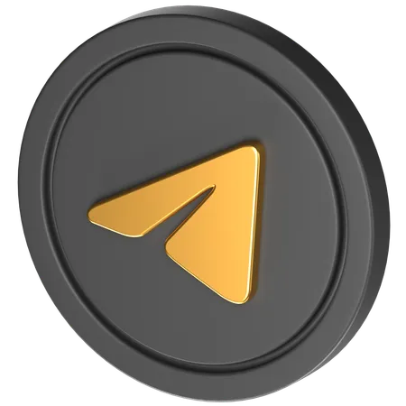 Free Telegram  3D Icon