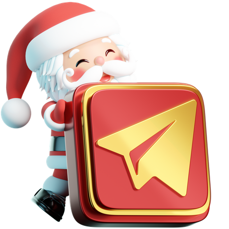 Free Telegram  3D Icon