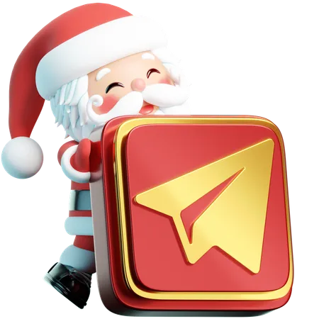 Free Telegram  3D Icon