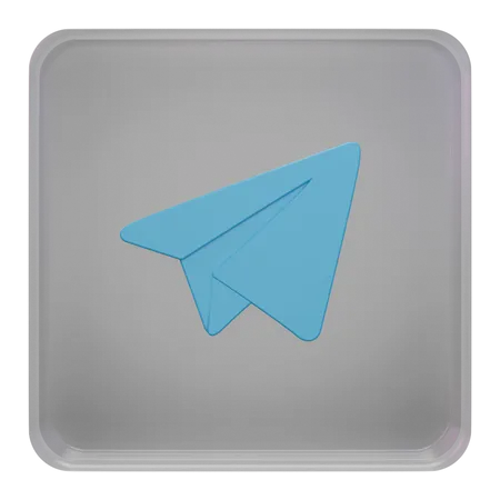 Free Telegram  3D Icon