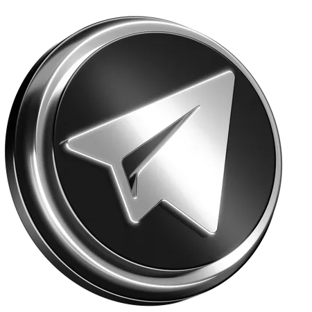 Free Telegram  3D Icon