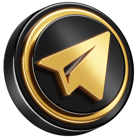 Free Telegram  3D Icon