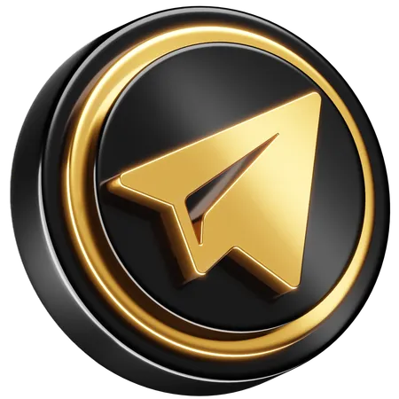 Free Telegram  3D Icon